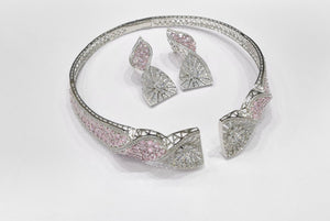 Cz Necklace 10456 - KRISHNA'S SWETA JEWELLERY