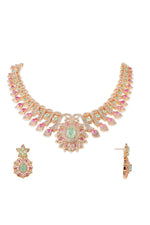 Cz Necklace 10575 - KRISHNA'S SWETA JEWELLERY