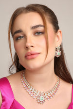 Cz Necklace 10575 - KRISHNA'S SWETA JEWELLERY