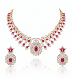 Cz Necklace 10576 - KRISHNA'S SWETA JEWELLERY