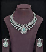 Cz Necklace 10576 - KRISHNA'S SWETA JEWELLERY