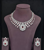 Cz Necklace 10576 - KRISHNA'S SWETA JEWELLERY