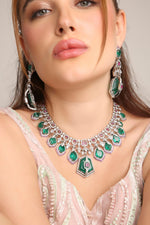 Cz Necklace 10585 - Krishna's Sweta Jewellery