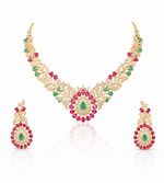 Cz Necklace 10626 - KRISHNA'S SWETA JEWELLERY