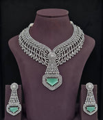 Cz Necklace 10627 - KRISHNA'S SWETA JEWELLERY