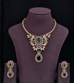 Cz Necklace 10637 - KRISHNA'S SWETA JEWELLERY