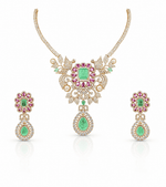 Cz Necklace 10637 - KRISHNA'S SWETA JEWELLERY