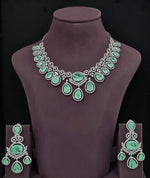 Cz Necklace 10638 - KRISHNA'S SWETA JEWELLERY