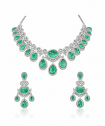 Cz Necklace 10638 - KRISHNA'S SWETA JEWELLERY