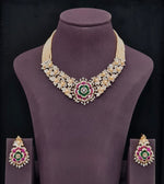 Cz Necklace 10956 - KRISHNA'S SWETA JEWELLERY