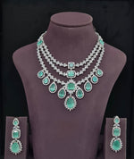 Cz Necklace 10971 - KRISHNA'S SWETA JEWELLERY