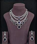 Cz Necklace 10971 - KRISHNA'S SWETA JEWELLERY