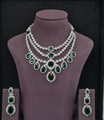 Cz Necklace 10971 - KRISHNA'S SWETA JEWELLERY