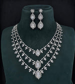 Cz Necklace 10972 - KRISHNA'S SWETA JEWELLERY