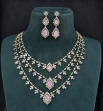 Cz Necklace 10972 - KRISHNA'S SWETA JEWELLERY