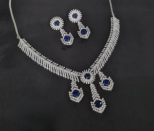 Cz Necklace 10973 - KRISHNA'S SWETA JEWELLERY