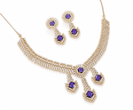 Cz Necklace 10973 - KRISHNA'S SWETA JEWELLERY
