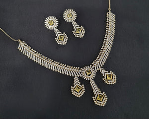 Cz Necklace 10973 - KRISHNA'S SWETA JEWELLERY