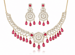 Cz Necklace 10974 - KRISHNA'S SWETA JEWELLERY