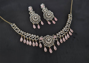 Cz Necklace 10974 - KRISHNA'S SWETA JEWELLERY