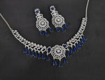 Cz Necklace 10974 - KRISHNA'S SWETA JEWELLERY