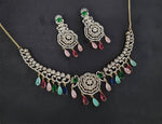Cz Necklace 10974 - KRISHNA'S SWETA JEWELLERY