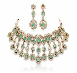Cz Necklace 10992 - KRISHNA'S SWETA JEWELLERY