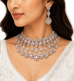 Cz Necklace 10992 - KRISHNA'S SWETA JEWELLERY