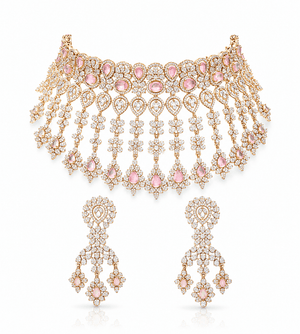Cz Necklace 10993 - KRISHNA'S SWETA JEWELLERY