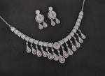 Cz Necklace 10994 - KRISHNA'S SWETA JEWELLERY