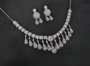 Cz Necklace 10994 - KRISHNA'S SWETA JEWELLERY