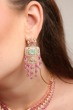 Cz Necklace 11102 - KRISHNA'S SWETA JEWELLERY