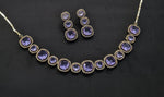 Cz Necklace 11108 - KRISHNA'S SWETA JEWELLERY