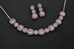Cz Necklace 11108 - KRISHNA'S SWETA JEWELLERY