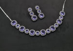 Cz Necklace 11108 - KRISHNA'S SWETA JEWELLERY