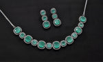 Cz Necklace 11108 - KRISHNA'S SWETA JEWELLERY