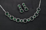 Cz Necklace 11108 - KRISHNA'S SWETA JEWELLERY