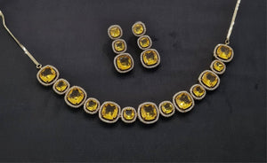 Cz Necklace 11108 - KRISHNA'S SWETA JEWELLERY