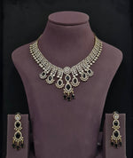 Cz Necklace 11109 - KRISHNA'S SWETA JEWELLERY