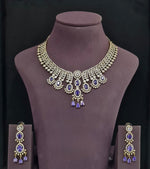 Cz Necklace 11109 - KRISHNA'S SWETA JEWELLERY