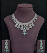 Cz Necklace 11109 - KRISHNA'S SWETA JEWELLERY