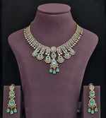 Cz Necklace 11109 - KRISHNA'S SWETA JEWELLERY