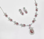 Cz Necklace 11110 - KRISHNA'S SWETA JEWELLERY