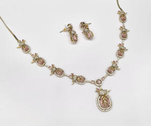 Cz Necklace 11110 - KRISHNA'S SWETA JEWELLERY