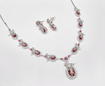 Cz Necklace 11110 - KRISHNA'S SWETA JEWELLERY