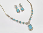Cz Necklace 11111 - KRISHNA'S SWETA JEWELLERY