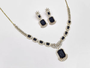 Cz Necklace 11111 - KRISHNA'S SWETA JEWELLERY