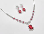 Cz Necklace 11111 - KRISHNA'S SWETA JEWELLERY