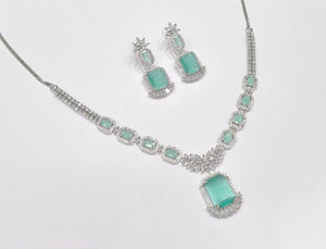 Cz Necklace 11111 - KRISHNA'S SWETA JEWELLERY