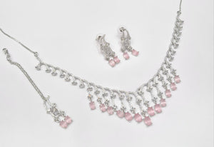 Cz Necklace 11112 - KRISHNA'S SWETA JEWELLERY